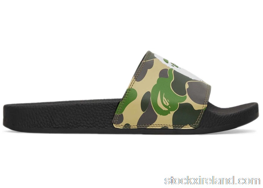 IE A Bathing Ape ABC Camo Slide Green 1I30-191-001 GRN