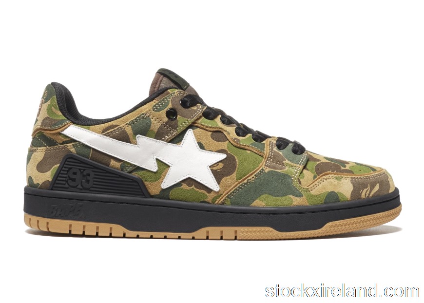 IE A Bathing Ape Bape SK8 Sta ABC Camo Green