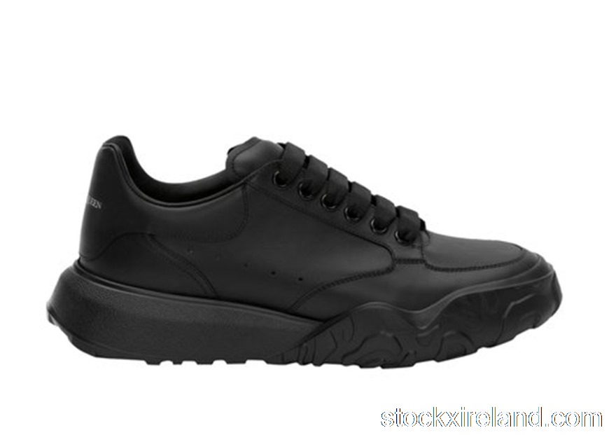 IE Alexander McQueen Court Trainers Black 634619WIA981000