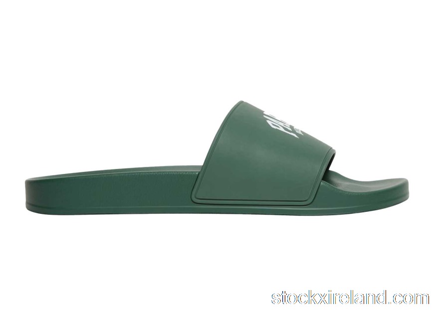 IE Balenciaga City Pool Slide Paris Green 689031W1S9A3901