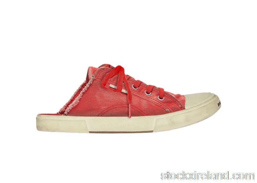 IE Balenciaga Paris Mule Red (W) 693952W3RC36090