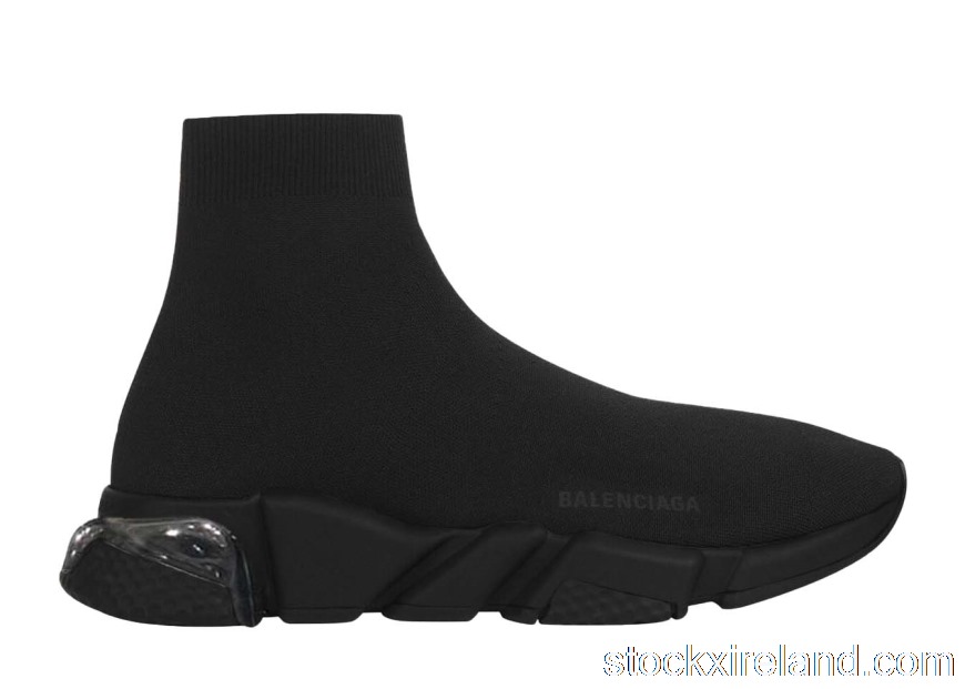 IE Balenciaga Speed Clear Sole Black (W) 607543W2DBL1000