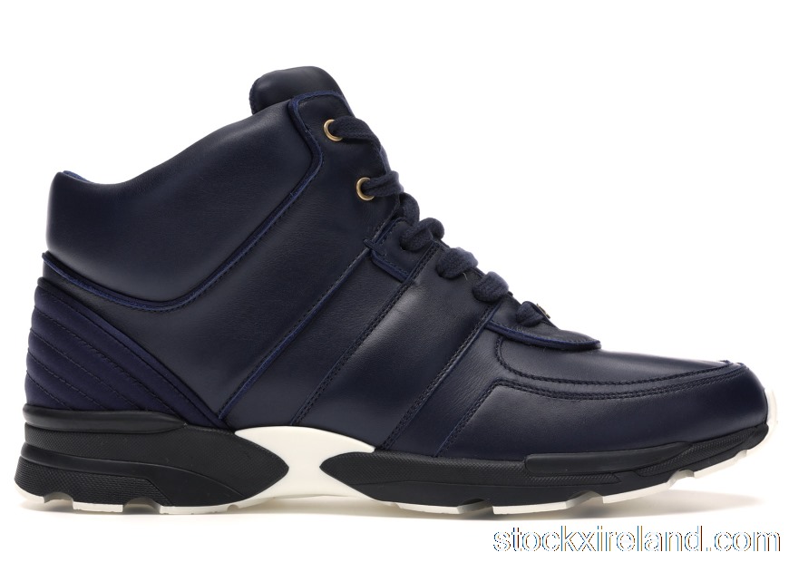 IE Chanel CC High Top Navy G31762 Y50578