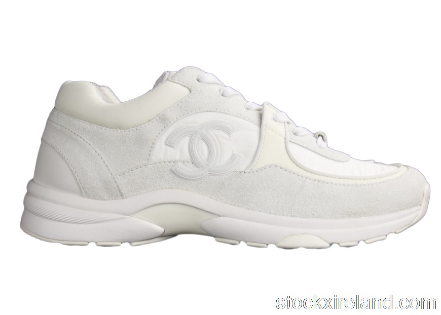 IE Chanel CC White Suede G33745 Y52846 0G975