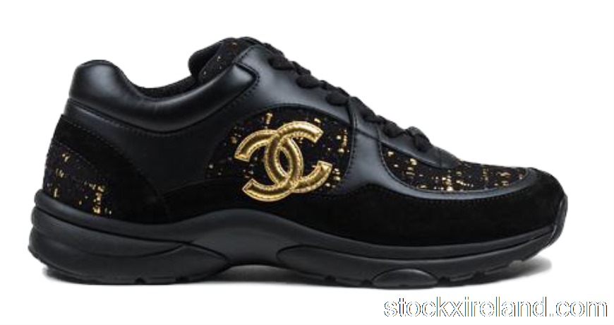 IE Chanel Low Top Trainer CC Suede Tweed