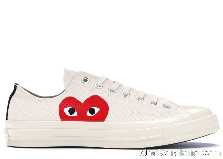 IE Converse Chuck Taylor All-Star 70 Ox Comme des Garcons PLAY White 150207C