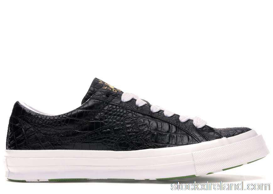 IE Converse One Star Ox Golf Le Fleur Faux Skin Black 165524C