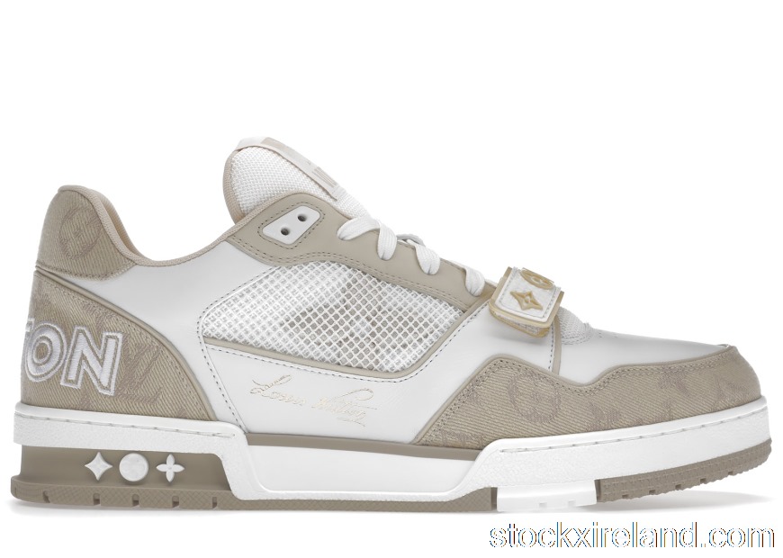 IE Louis Vuitton Trainer Beige White 1A9ZC3 / 1A9ZC2 / 1A9ZC5