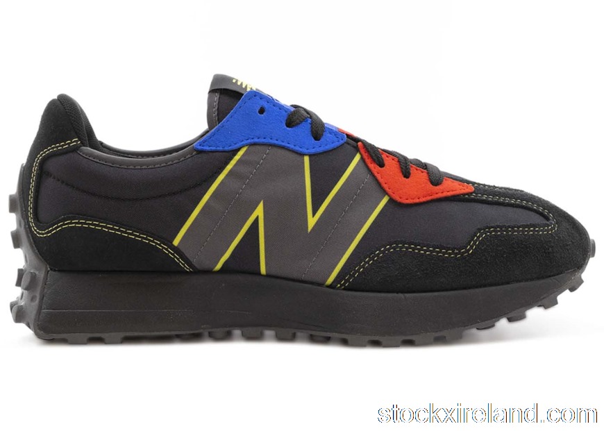 IE New Balance 327 Black Yellow Blue Red MS327BC1