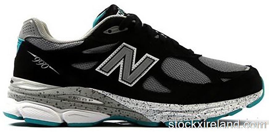 IE New Balance 990v3 Black Grey Teal M990OB3