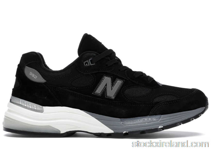 IE New Balance 992 Black Grey (Made in USA) M992BL