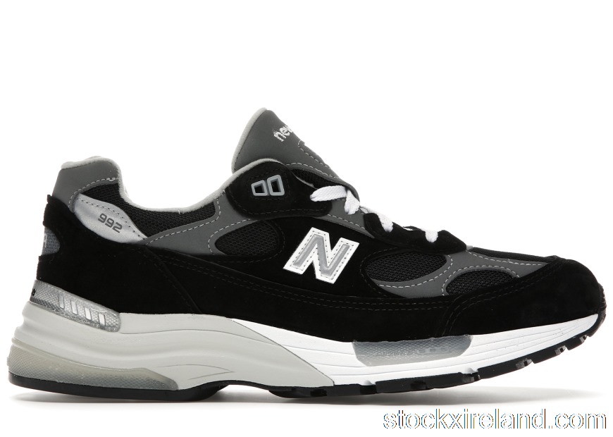 IE New Balance 992 Black Grey Suede M992EB