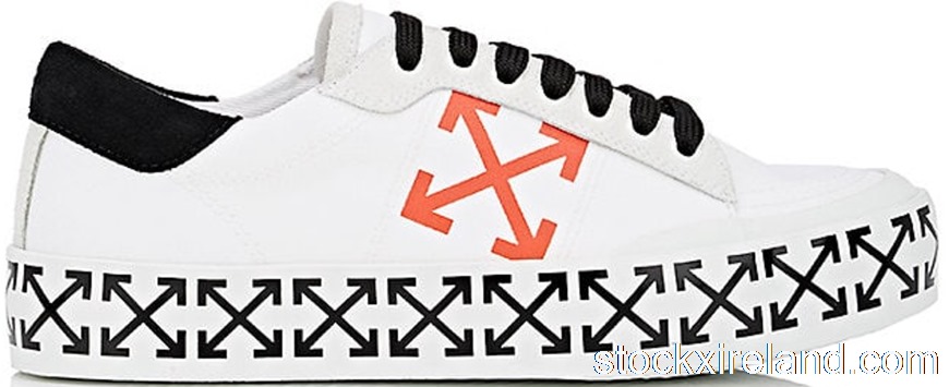 IE OFF-WHITE Canvas Low Arrow Print White