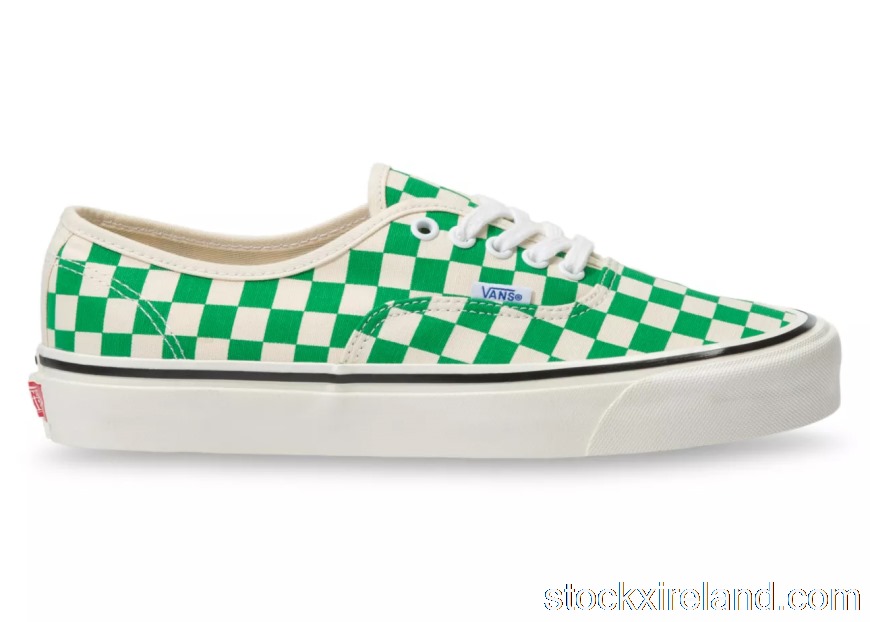 IE Vans Authentic 44 DX Anaheim Factory Emerald Checkerboard VN0A54F241H