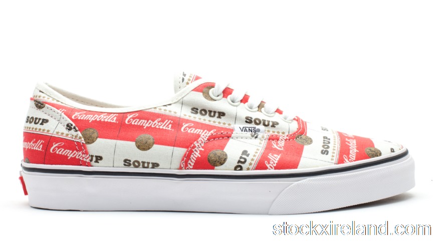 IE Vans Authentic Supreme Campbells Soup OQOD6VL