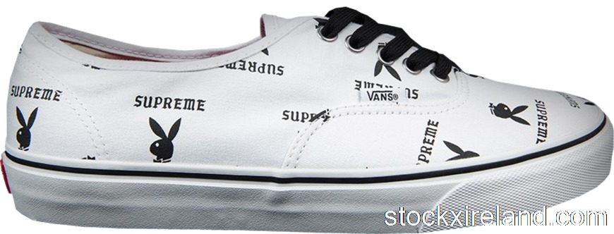 IE Vans Authentic Supreme x Playboy White VN-OQODD70