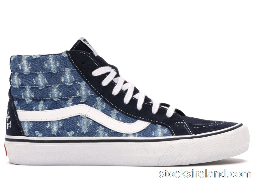 IE Vans Sk8-Hi Supreme Hole Punch Denim Blue VN0A38Z32DD