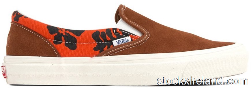 IE Vans Slip-On Modernica Orange Hawaiian Print VN0A45JKVQJ
