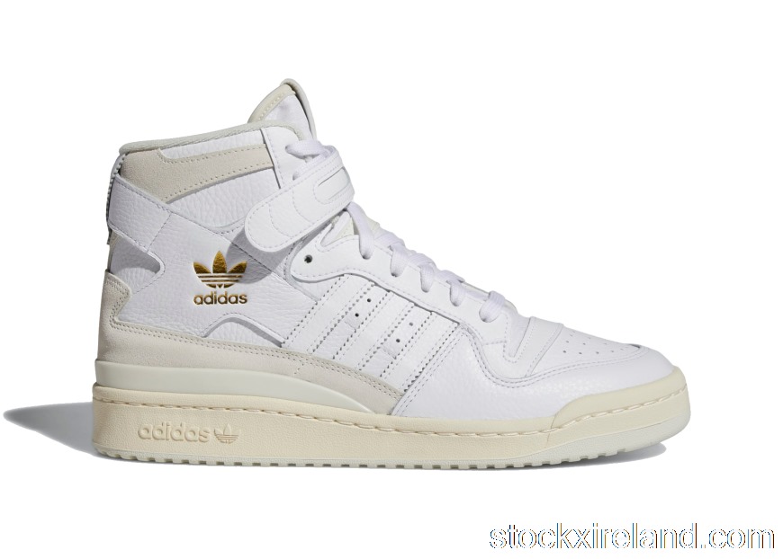 IE adidas Forum 84 Hi White Gold Foil Q46367
