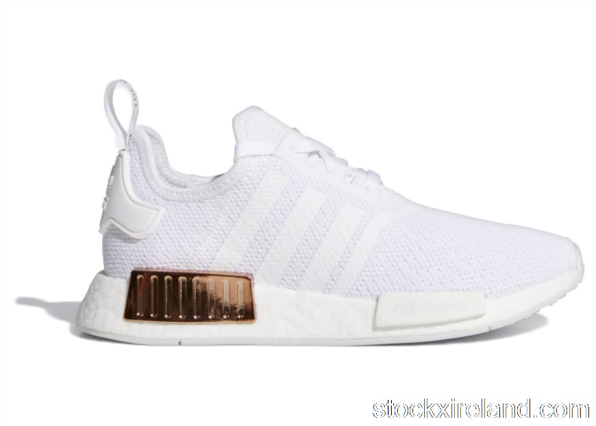 IE adidas NMD R1 White Copper Metallic (W) FV1788