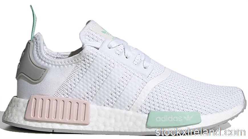IE adidas NMD R1 White Grey Mint (W) FX7197