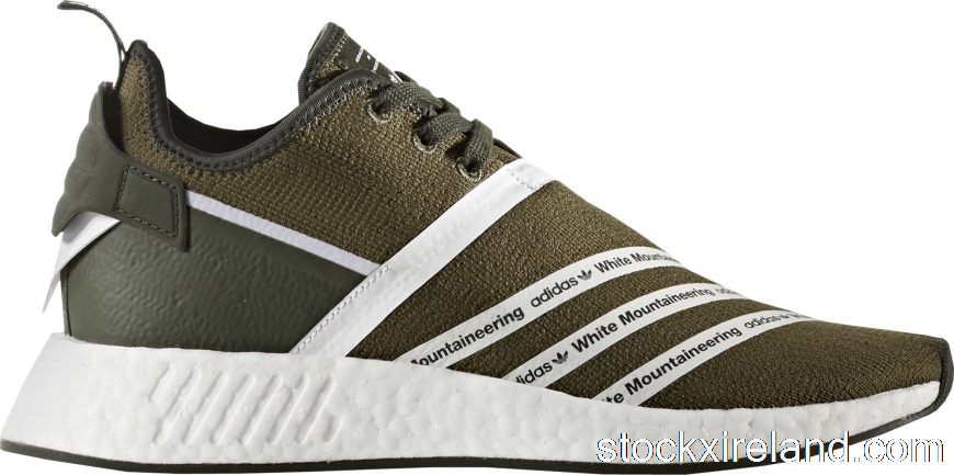 IE adidas NMD R2 White Mountaineering Trace Olive CG3649