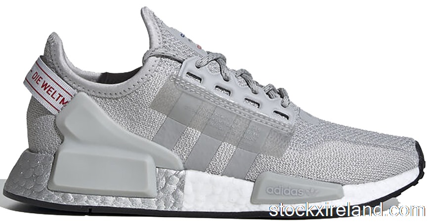 IE adidas NMD V2 Grey Two Silver Metallic (Youth) FW8049