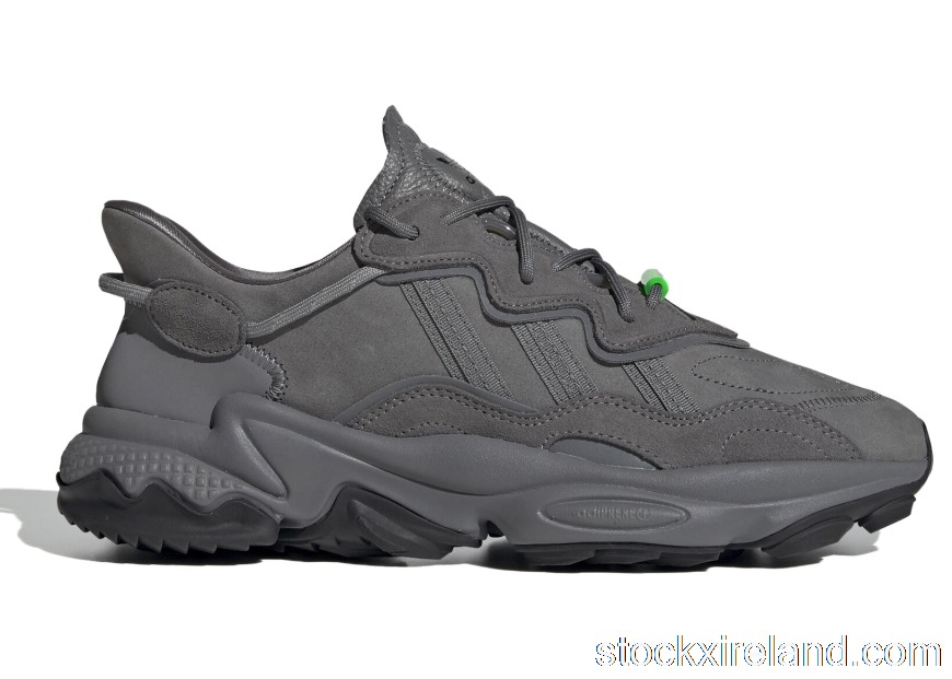 IE adidas Ozweego TR Grey Solar Green EE7001