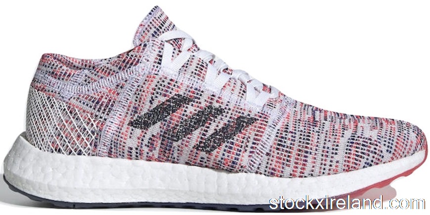 IE adidas Pureboost Go Cloud White Shock Red (W) B75829