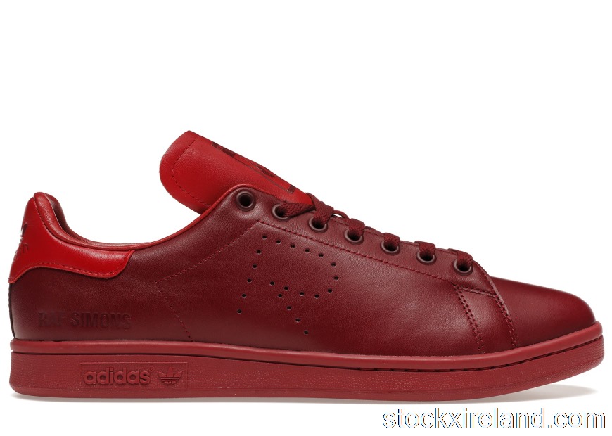 IE adidas Stan Smith Raf Simons Burgundy B22544