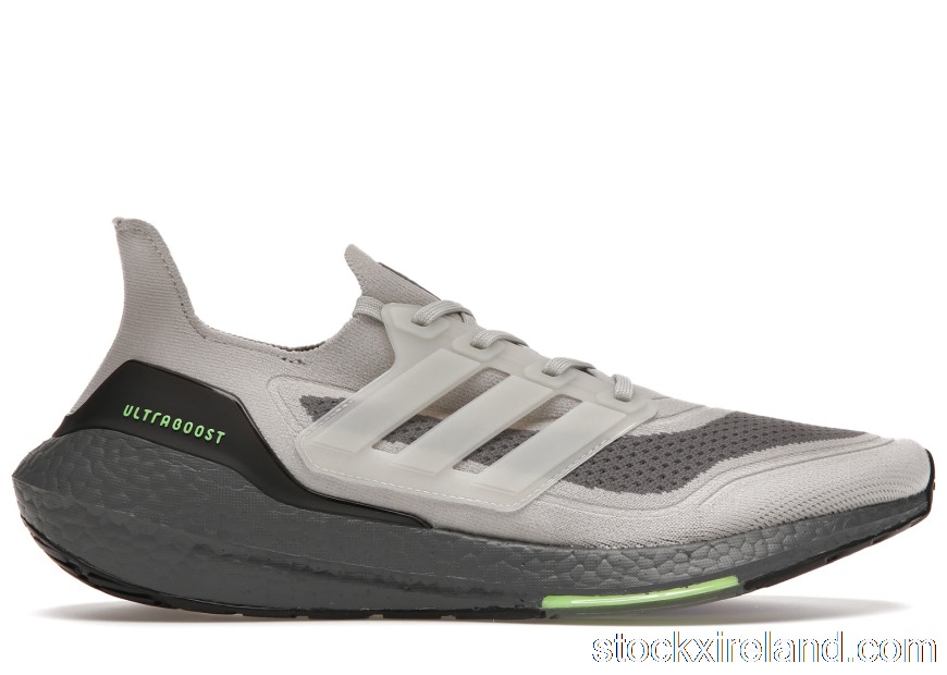 IE adidas Ultra Boost 21 Metal Grey Signal Green S23875
