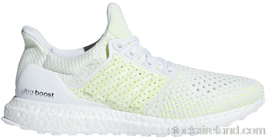 IE adidas Ultra Boost Clima Cloud White Shock Yellow (Youth) B43506