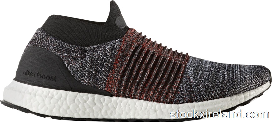 IE adidas Ultra Boost Laceless Mid Black White Orange S80769