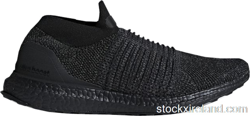 IE adidas Ultra Boost Laceless Mid Triple Black BB6222