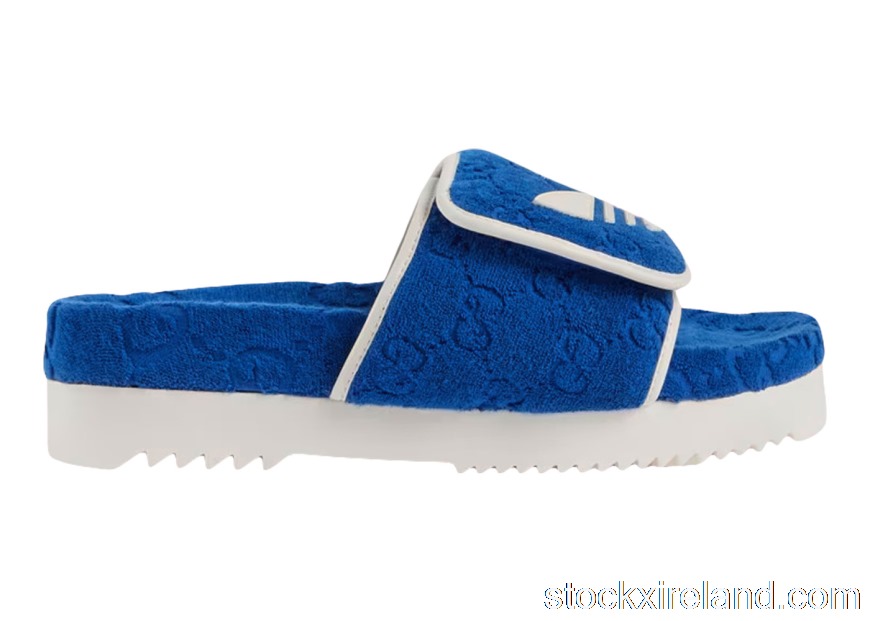 IE adidas x Gucci GG Platform Sandal Blue 702412UU0104160